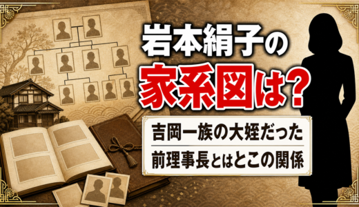 岩本絹子の家系図は吉岡一族の大姪！前理事長・吉岡俊正とはとこ関係