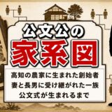 公文公の家系図は高知の農家から始まった！妻と長男に受け継がれた一族のその後