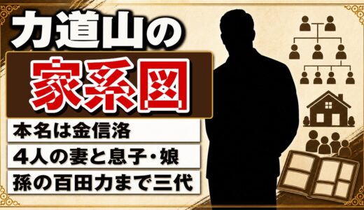 力道山の家系図は三代でリングへ！孫・百田力と朝鮮に残された娘