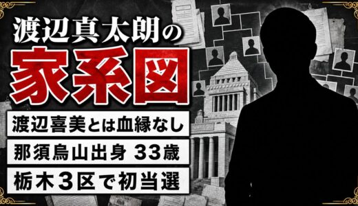 渡辺真太朗の家系図に渡辺喜美はいない！栃木3区で誤解が広まった理由
