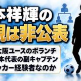 藤本祥輝の父親は非公表！父もサッカー経験者なのか調べた結果は？