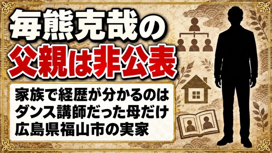 毎熊克哉の父親は非公表！ダンス講師だった母と広島の実家とは