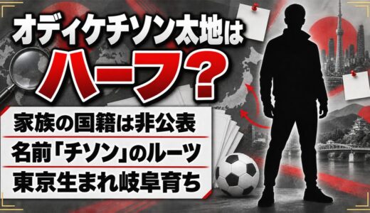 オディケチソン太地はハーフ？家族の国籍は非公表｜名前の「チソン」のルーツとは
