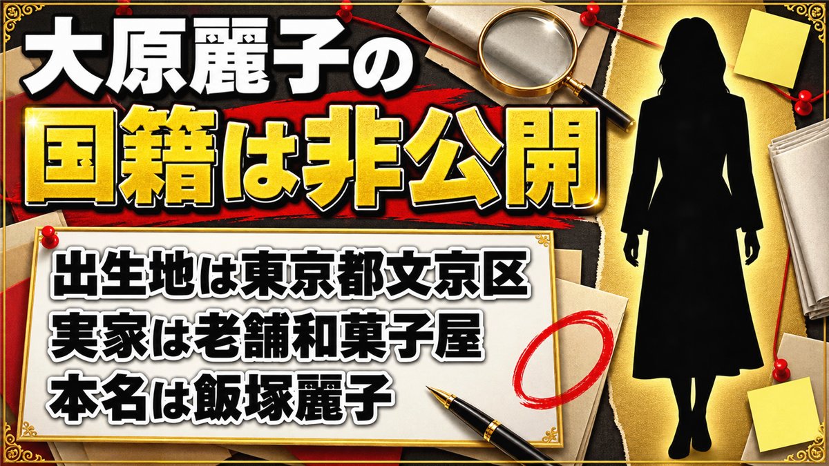 大原 麗子 国籍