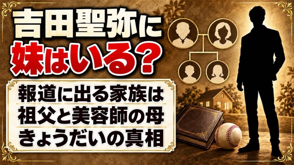吉田聖弥に妹はいる？報道に出てくる家族は祖父と美容師の母だけ？